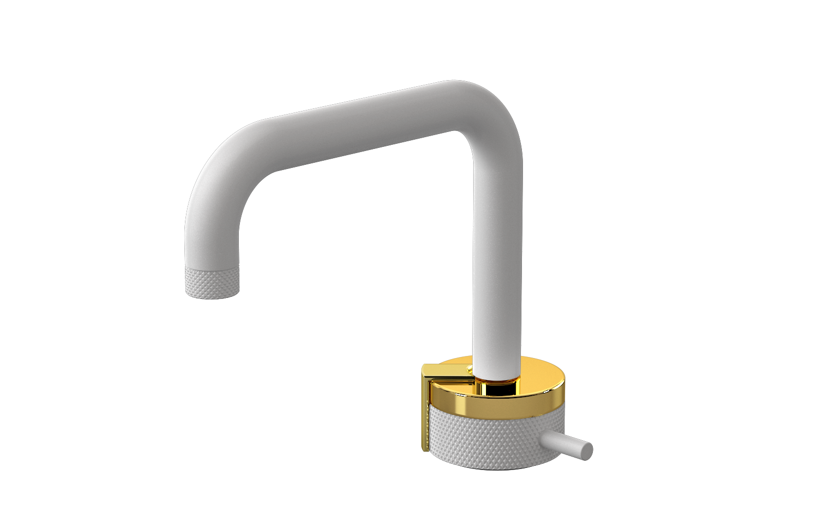 E-11500-R1AU-L2PB-WT Однорычажный прогрессивный смеситель для раковины - излив 15,3см GRAFF MOD+