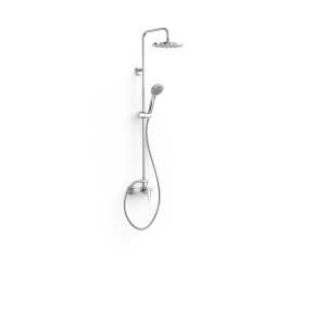 ОСНОВАНИЕ ПЛЮС 2-полосный настенный смеситель для душа с одной ручкой -21619110 TRES