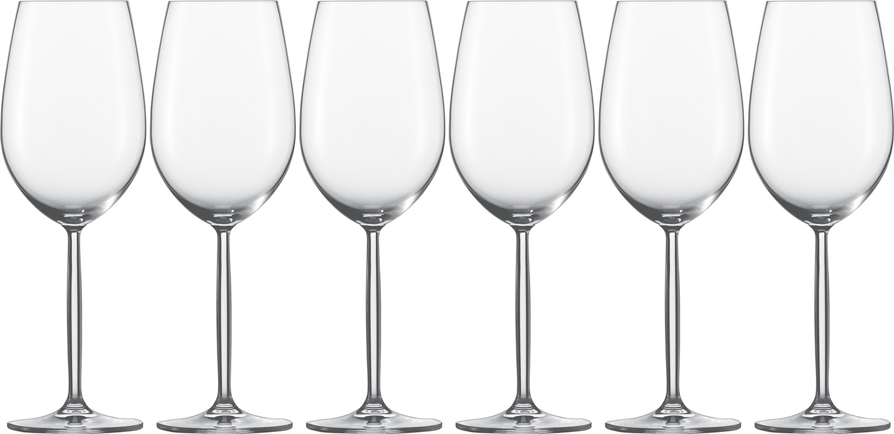 10651764 Schott Zwiesel Набор из 6 бокалов для красного вина Schott Zwiesel "Дива.Бордо" 591 мл Стекло 