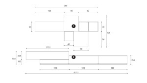 Оборудованная стена