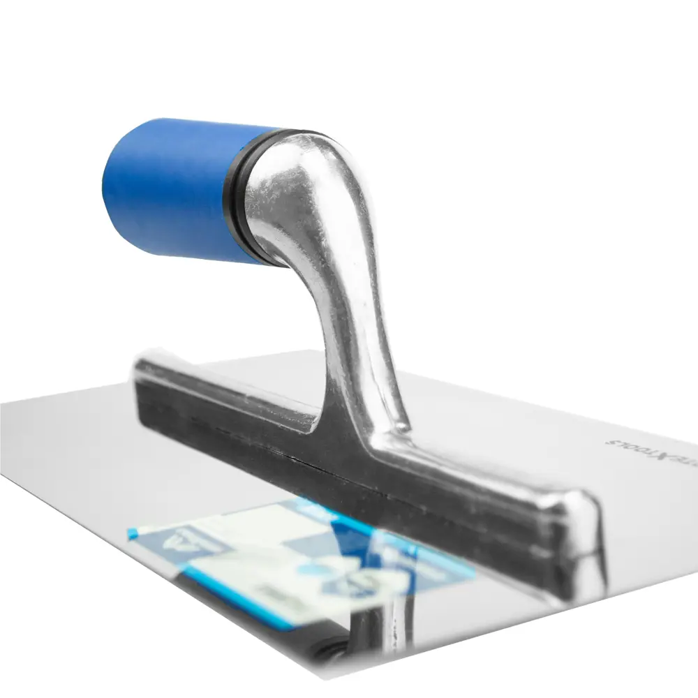 Стальная гладилка VERTEXTOOLS 280×128 мм для профессиональных отделочных работ 89398950 STLM-1470874 - Вид №1