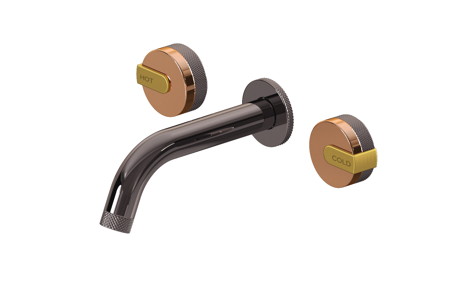 E-11530-R1RG-L1BAU-OX Смеситель для умывальника из 19,1см носикем (внешняя часть) GRAFF MOD+