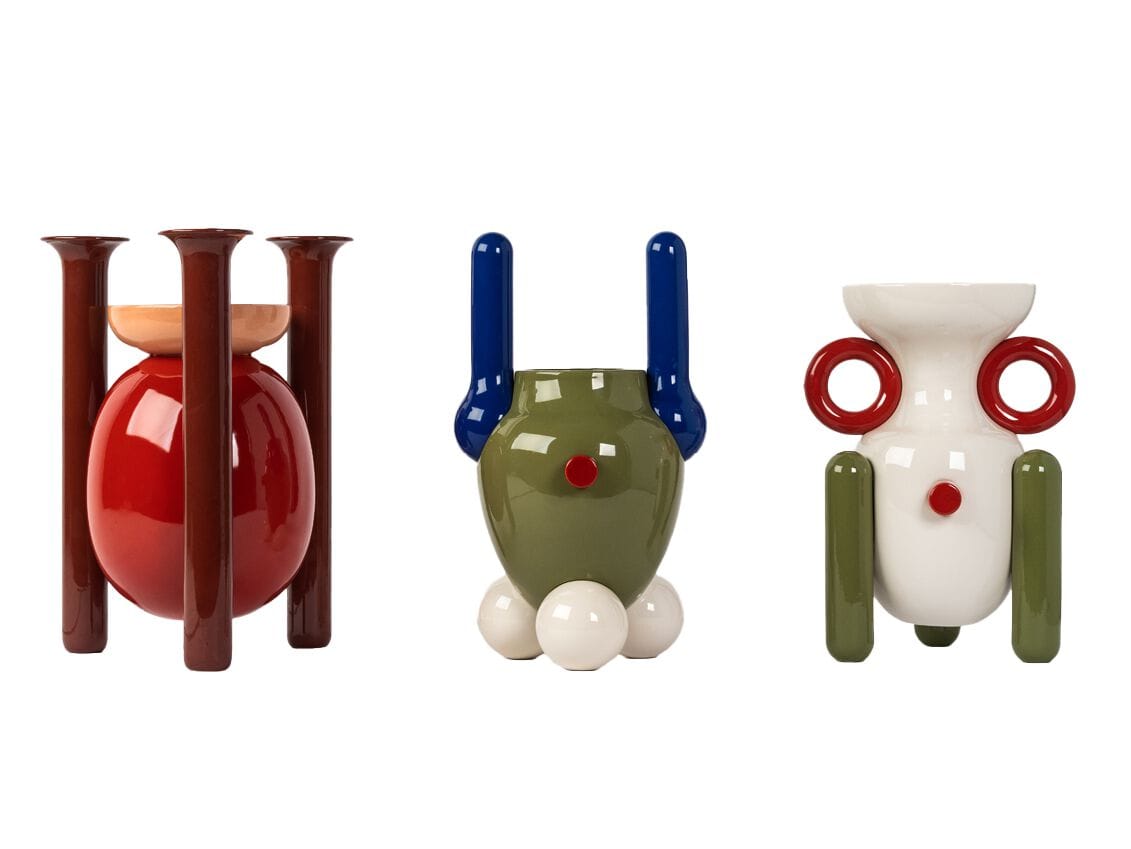 Керамическая ваза ручной работы BD Barcelona Explorer ARCH-00133765