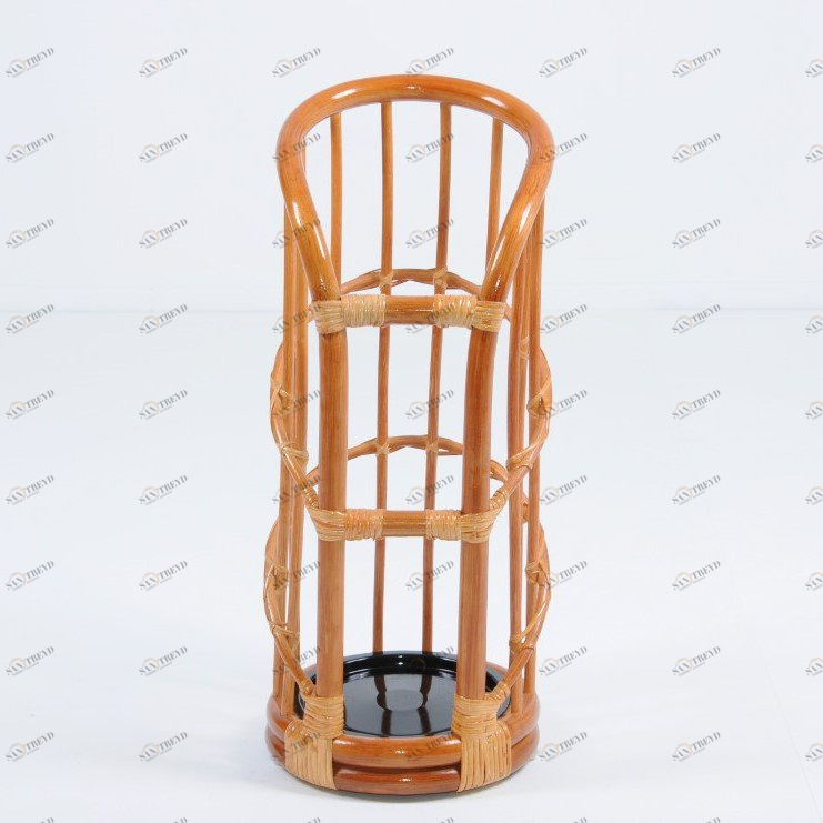 Корзина для зонтов коричневая из ротанга "Коньяк" VINOTTI  00-3885421 Коричневый 