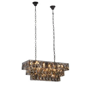 Люстра подвесная черная Vitaluce V5268-1/23 VITALUCE ДИЗАЙНЕРСКИЕ 00-3887911 Прозрачный;черный