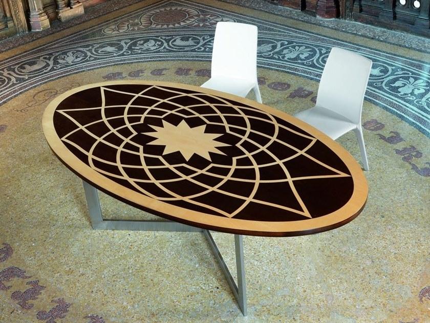 Arnaboldi Interiors Круглый деревянный стол sun-id-1466524 - Вид №1