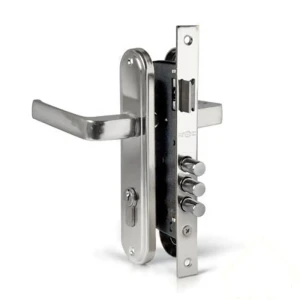 Замок врезной Apecs 1526/60-CR, с ручками, алюминий, цвет хром