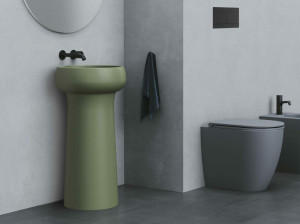 Керамическая отдельно стоящая раковина