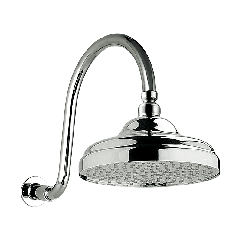 058194 PREMIUM 1866 + Изогнутый душ руки Хром GRB MIXERS 