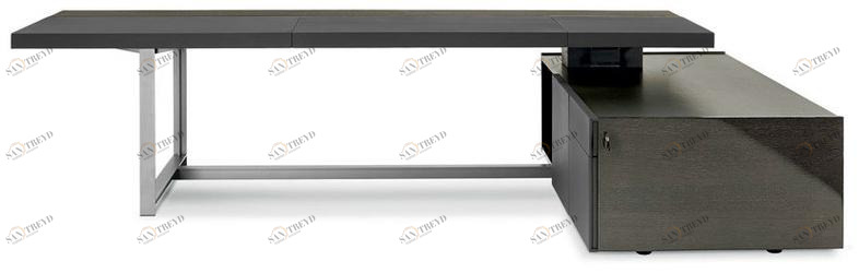 Poltrona Frau Рабочий стол со встроенной полкой L'ufficio - sistemi direzionali 5580715