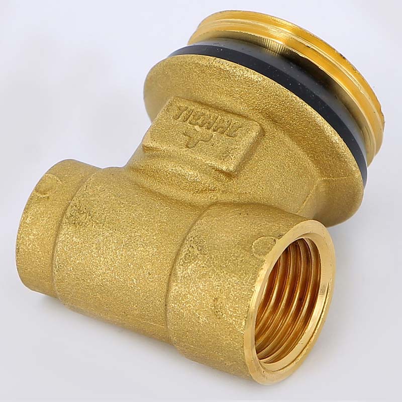 Концевик (тройник) для коллектора TIEMME 1/2"х1"х3/8" 1950001 - Вид №3