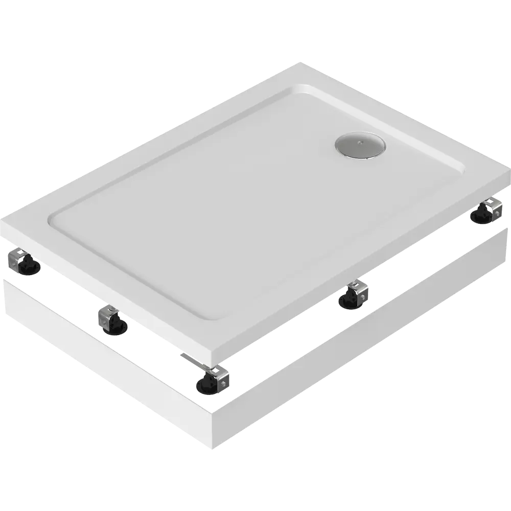 Экран для душевого поддона Sensea Slim акрил 100x70 см 83791748 STLM-2142332