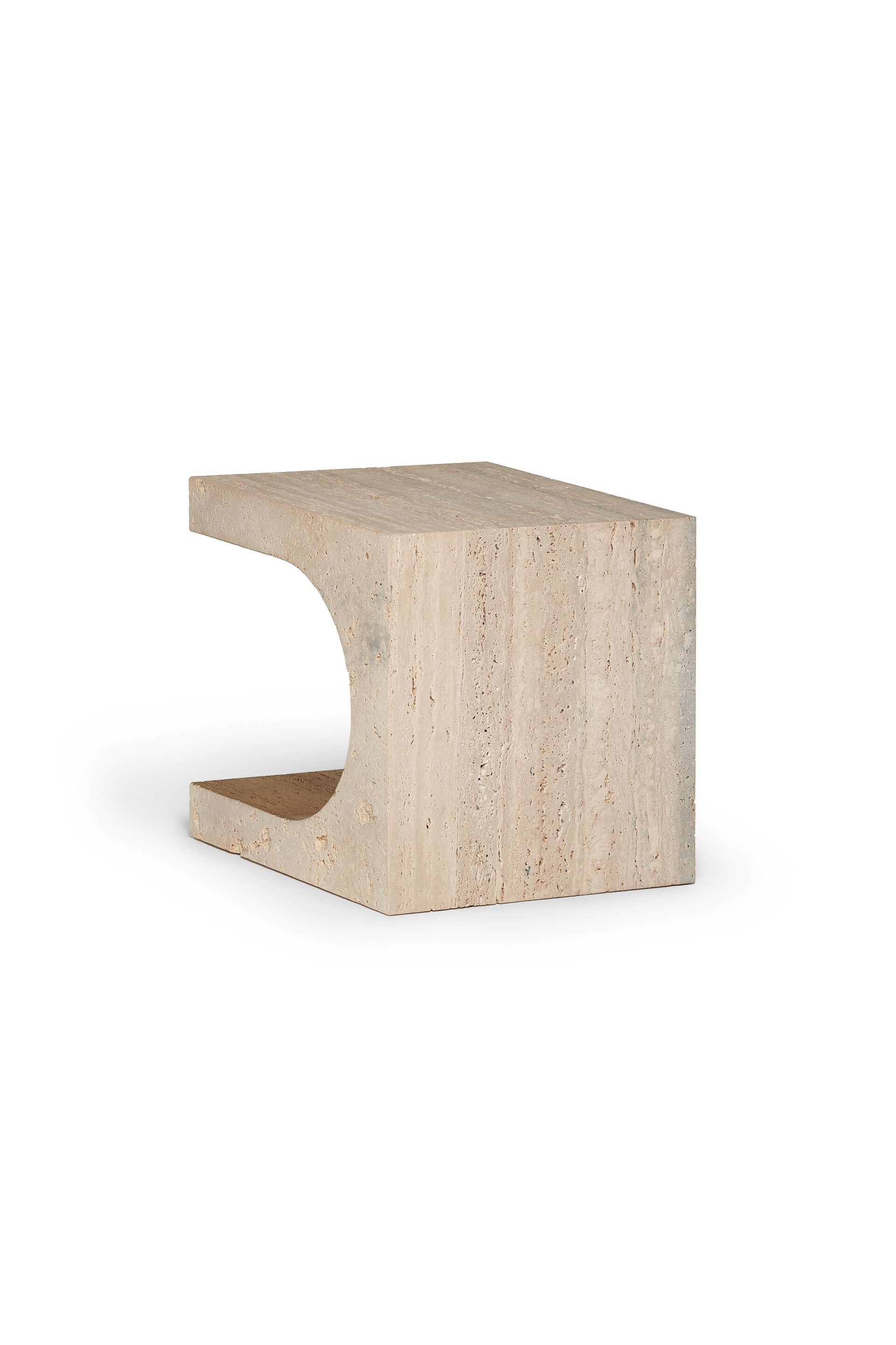 Высокий квадратный журнальный столик из натурального камня Ginger & Jagger Земля на Землю ARCH-00084464 - Вид №2