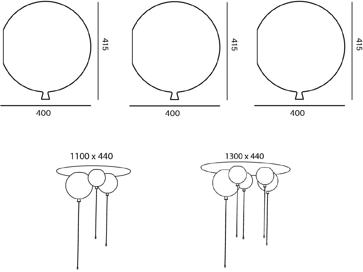 BROKIS Потолочный светильник из опалового стекла Memory Pc876-7-8/pc1001-2 - Вид №10