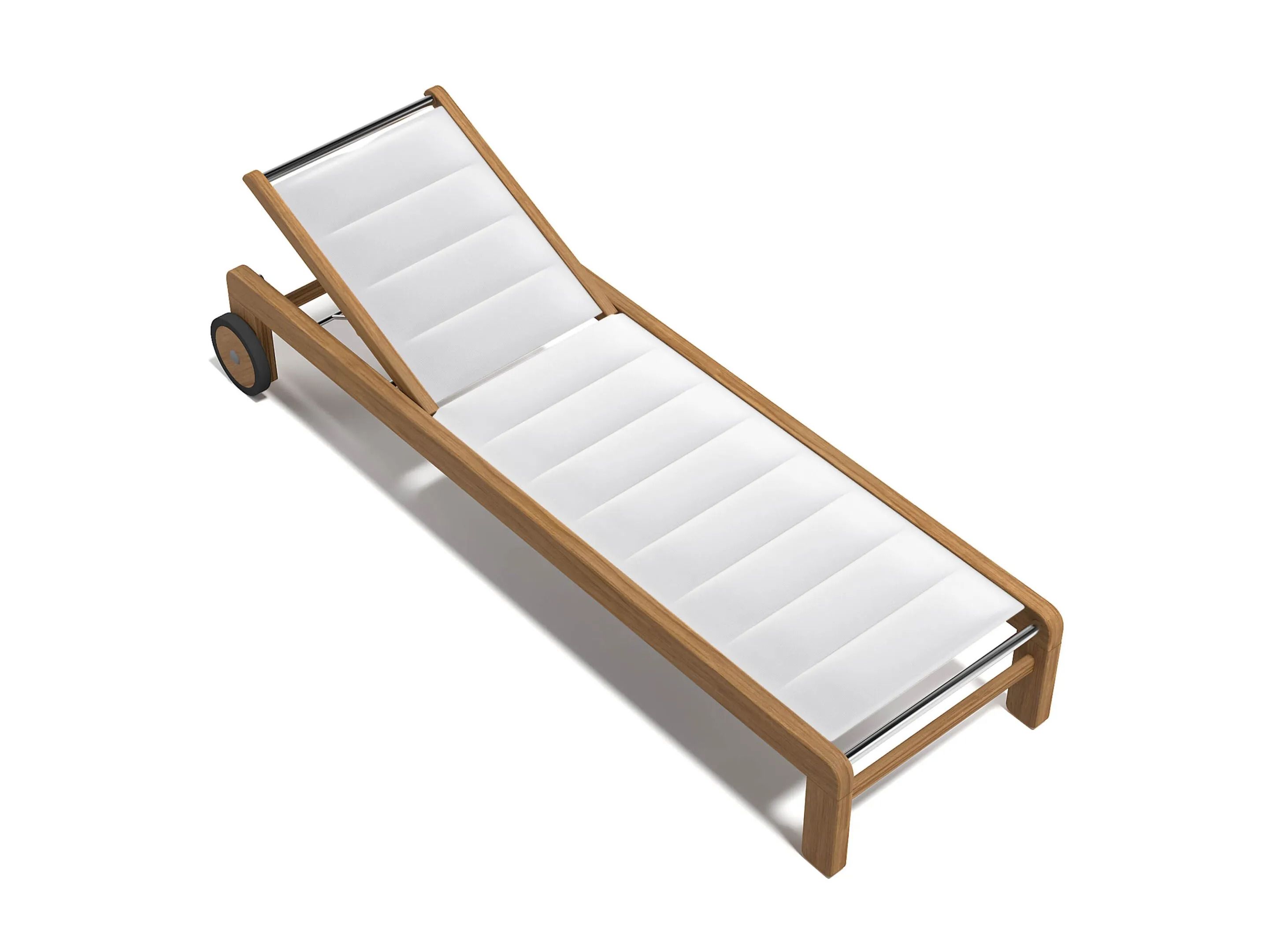 Садовая кровать с откидной спинкой textilene с колесами Atmosphera Дакота ARCH-00103948 - Вид №6