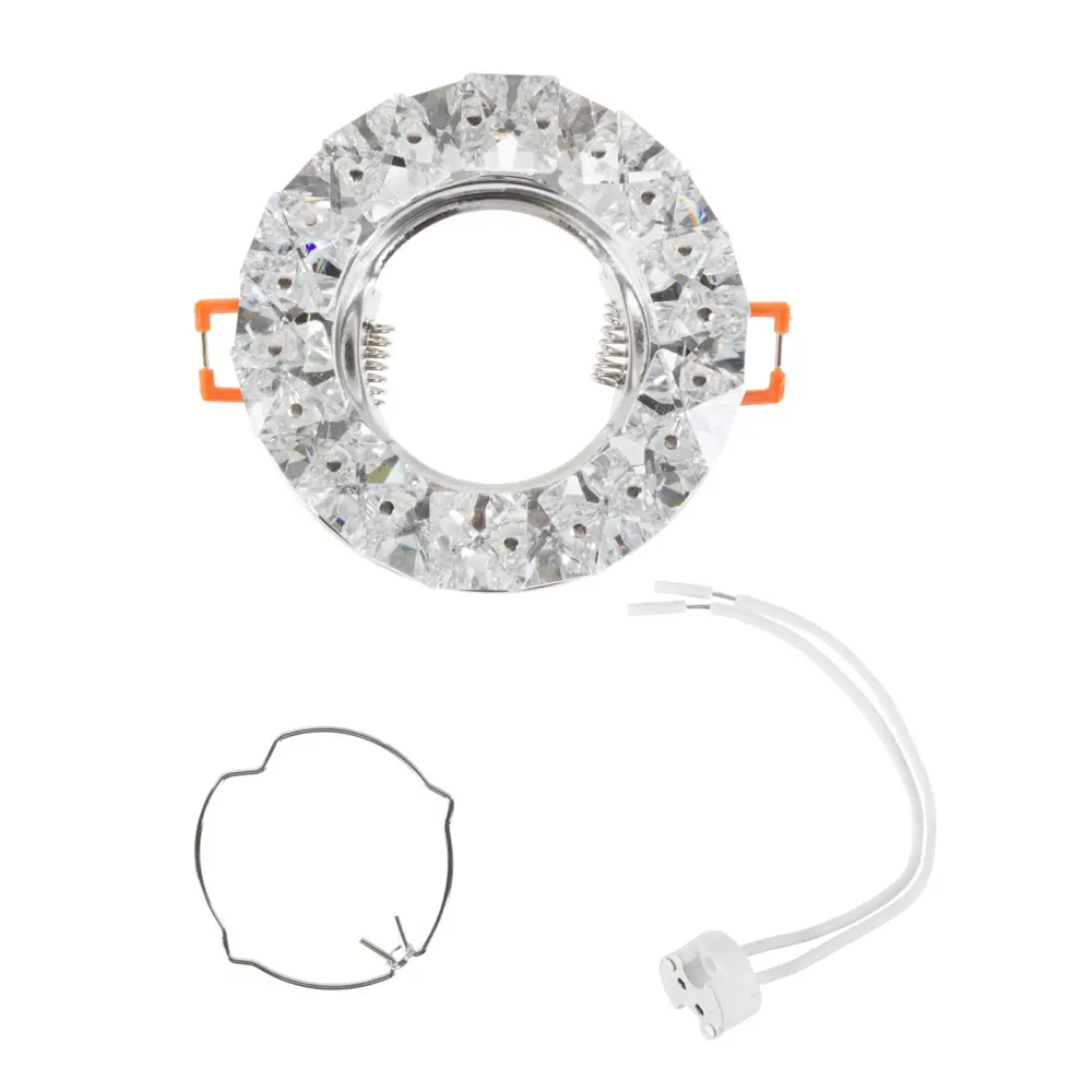 Спот встраиваемый Mine, GU5.3, 50 Вт, цвет хром/белый LUMIN ARTE STLM-2028133 - Вид №1