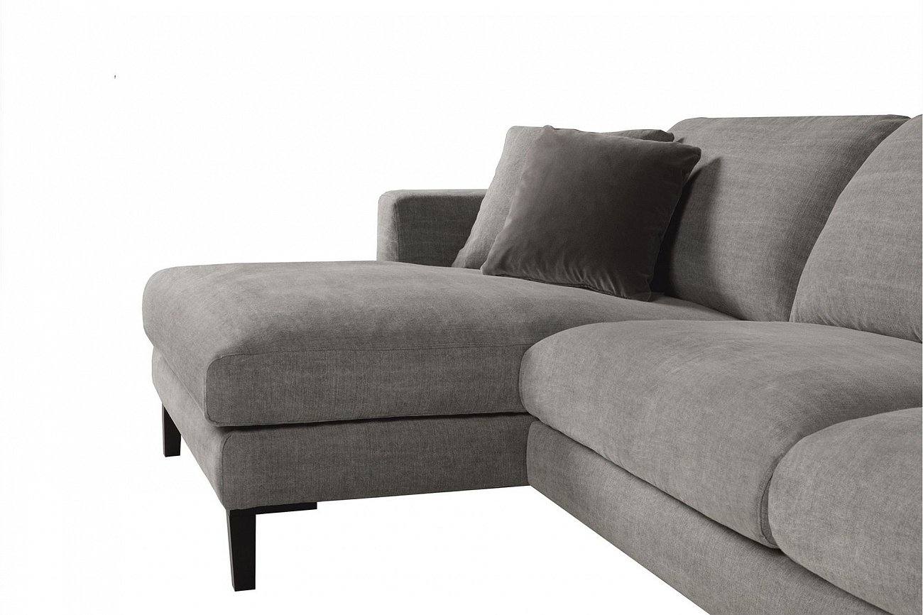 Диван Malin трехместный угловой серый SITS ДИЗАЙНЕРСКИЕ, MALIN 192157 Серый  - Вид №1