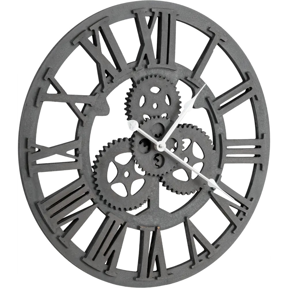 Часы настенные круглые 45 см чёрные 82674415 STLM-2094110 Atmosphera Retro - Вид №2