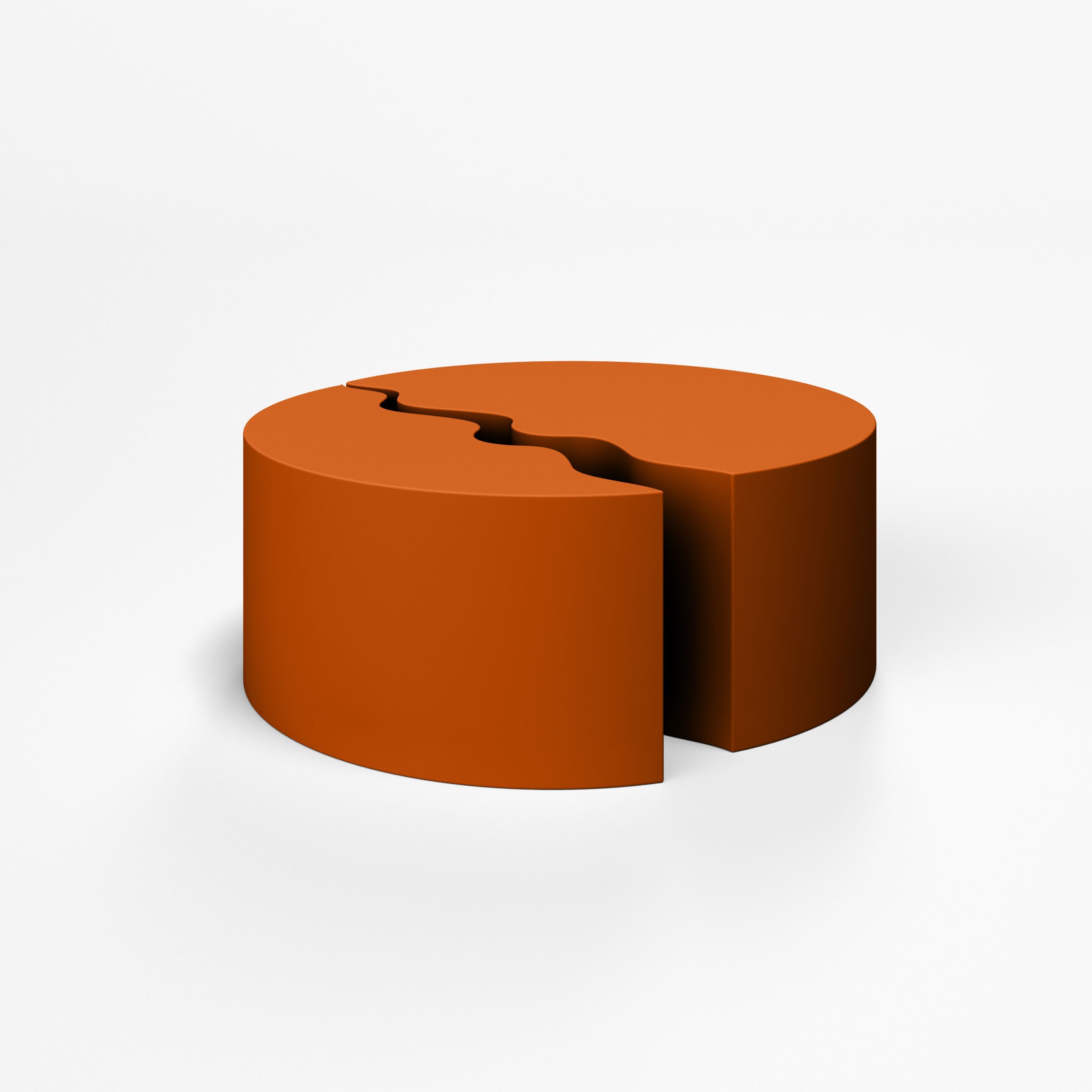 Круглый модульный пуф с пенопластовым покрытием SIXINCH DUAL ARCH-00096567 - Вид №13