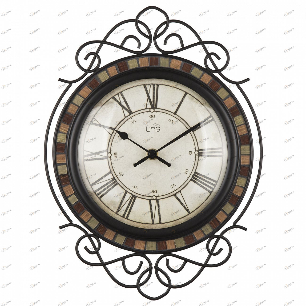 Часы настенные коричневые Tomas Stern 9041 TOMAS STERN ДИЗАЙНЕРСКИЕ 00-3872783 Коричневый 