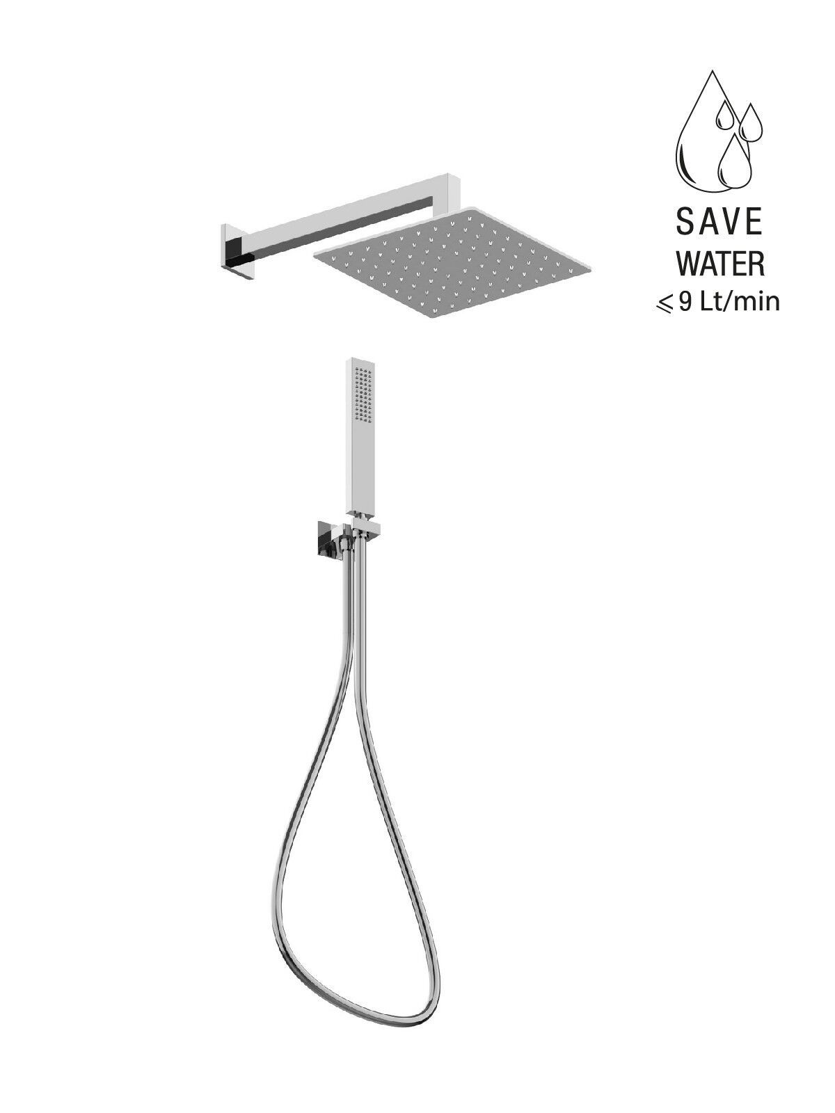 Металлическая насадка для душа / ручной душ Rubinetterie Frattini душевые кабины ARCH-00040958 - Вид №1