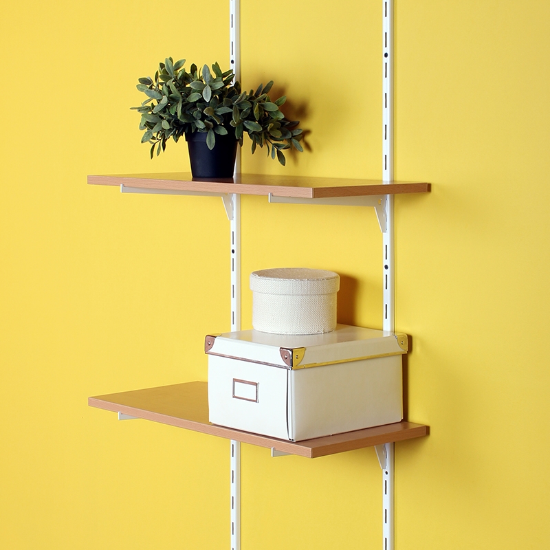 Стеновая стойка с одним пазом , 1500x18x12 мм, белый LJPS0414 Public Steel Россия  - Вид №1