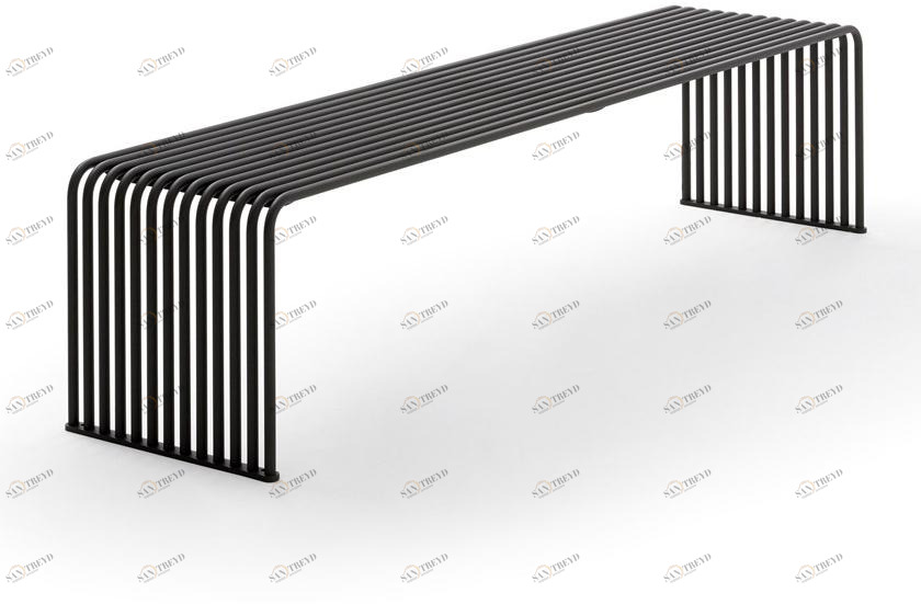 Urbantime Скамья из вторсырья без спинки Zeroquindici.015 sun-id-1434601