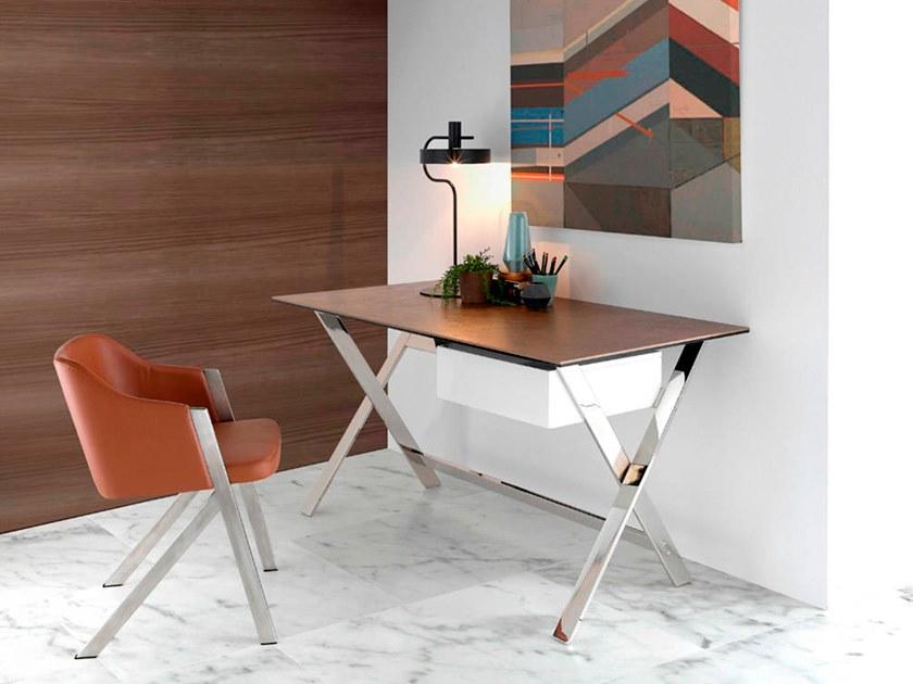 Angel Cerdá Стул из кожзаменителя с подлокотниками New chair 4037 f3202 Angel Cerda - Вид №8