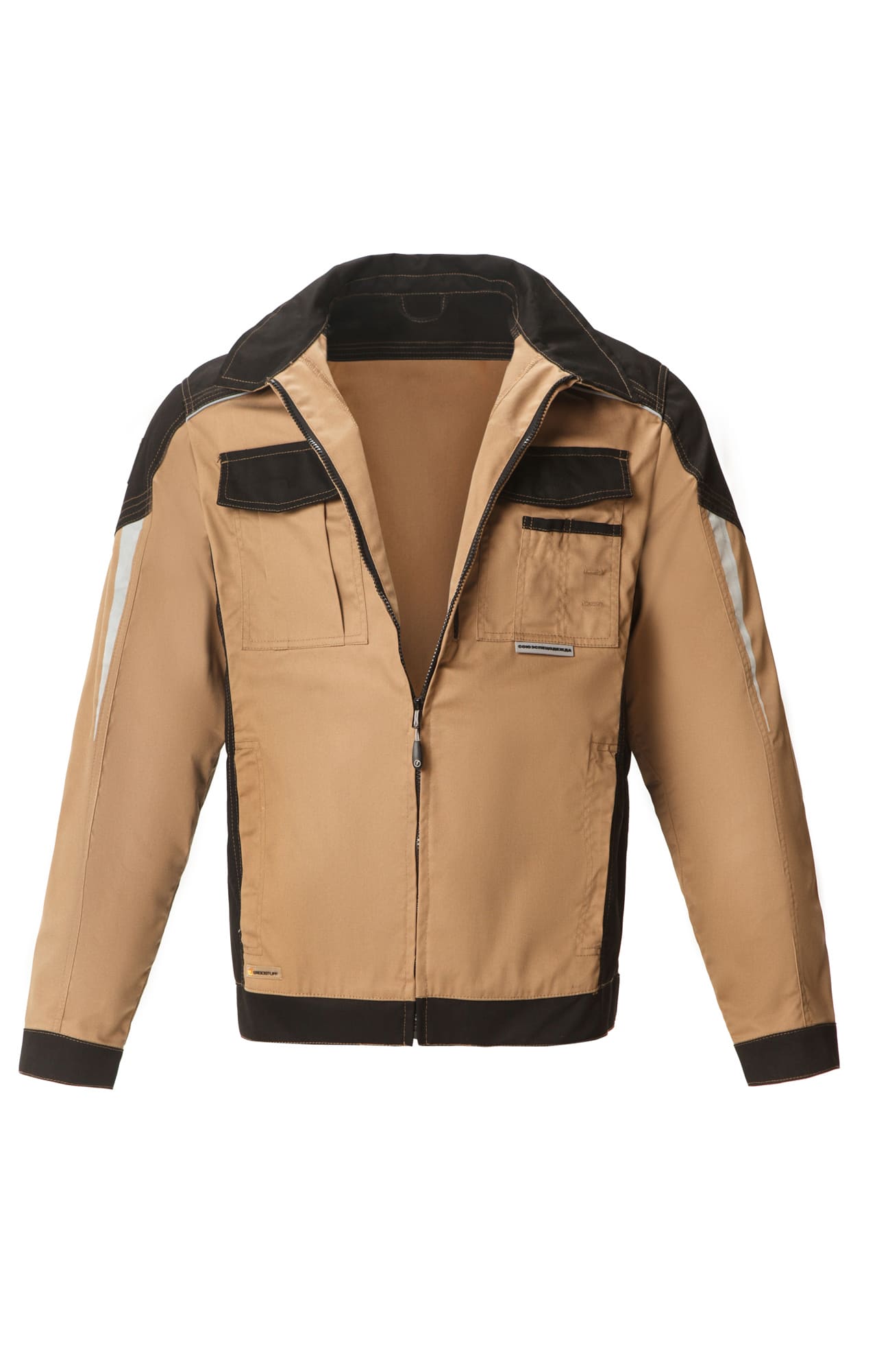 70064 Костюм  NEW бежевый с черным STATUS  Летняя спецодежда  размер 48-50/170-176  - Вид №3