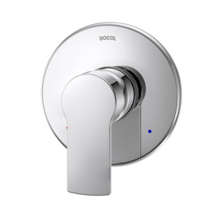 00848606 Однорычажная отделка для душа низкого давления 3/4" матовый никель Docol ARGON