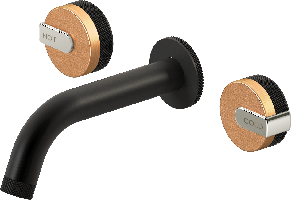 E-11530-R1BRG-L1PC-MBK Смеситель для умывальника из 19,1см носикем (внешняя часть) GRAFF MOD+