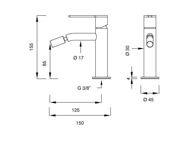 Смеситель с одним отверстием и поворотным изливом CEADESIGN INNOVO ARCH-00066396 - Вид №2