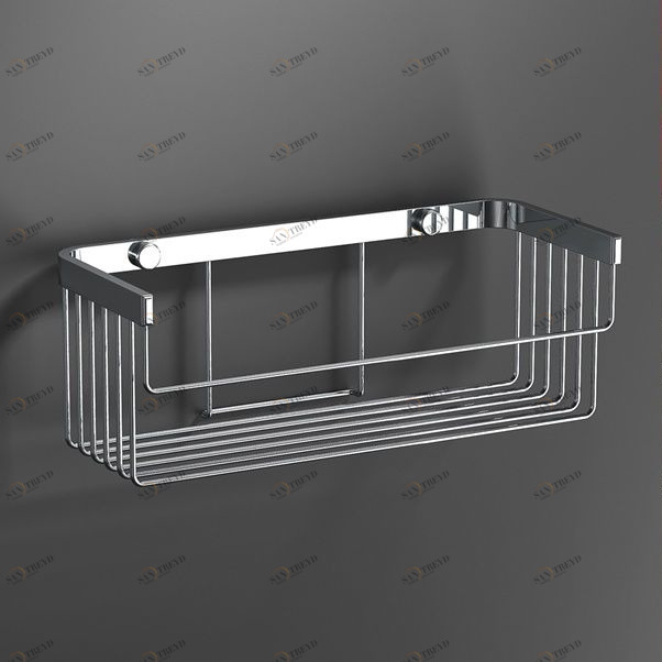 Sonia Полочка-решетка прямоугольная навесная Wire Baskets Хром 157549