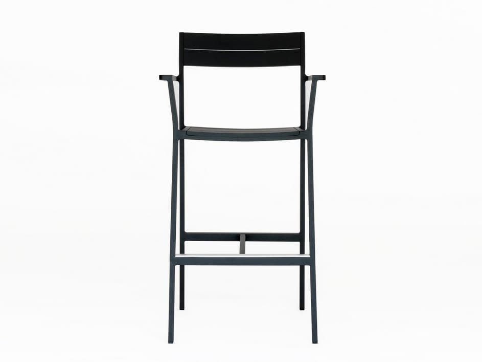 Высокий алюминиевый стул с порошковым покрытием со спинкой Case Eos ARCH-00077614 - Вид №6