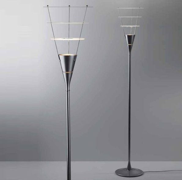 Торшер белый с золотом 199,5х33 см Saturnina D25C0133 FABBIAN  00-3882415 Белый;прозрачный;хром  - Вид №1
