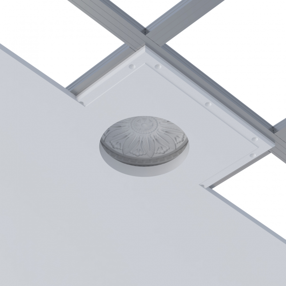 SN 430C Встраиваемый купольный гипсовый светильник Stellanova ATLAS 160 CLASSIC  - Вид №1