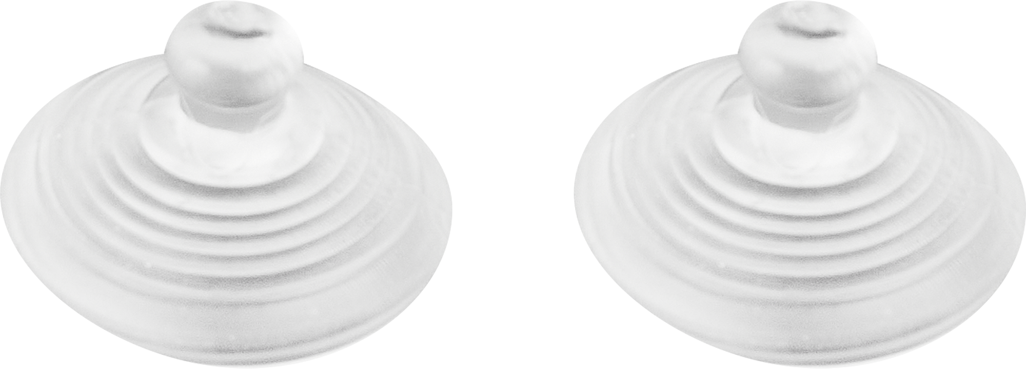 85283280 Присоска для стекла каучук цвет бесцветный 2 шт. STLM-0060830 ELEMENT 