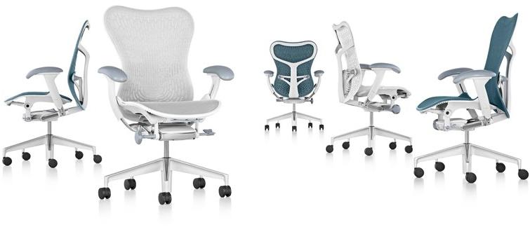 Herman Miller Эргономичное вращающееся офисное кресло из ткани бабочки Mirra 2 sun-id-1478862 - Вид №32