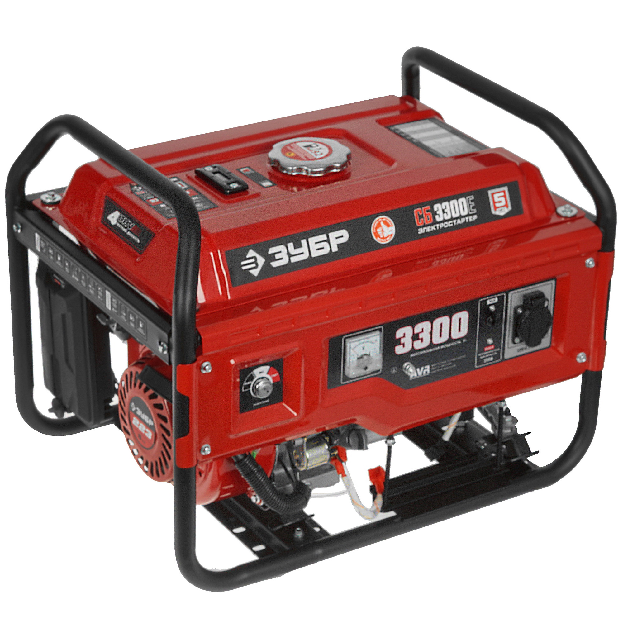 Электрогенератор   бензиновый Зубр СБ-3300Е 5307691 STDN-0117505