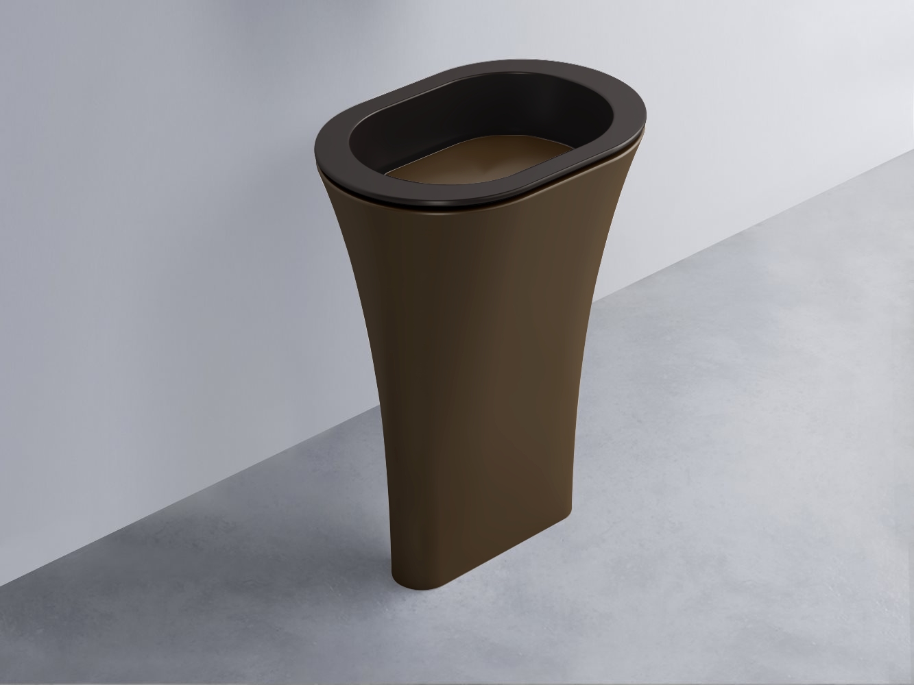 AMLA65-LV+AMPILO-CA+AMCOLO-CA Раковина Amedeo Ovale отдельностоящая cielo Enjoy + Amedeo Ceramica Cielo