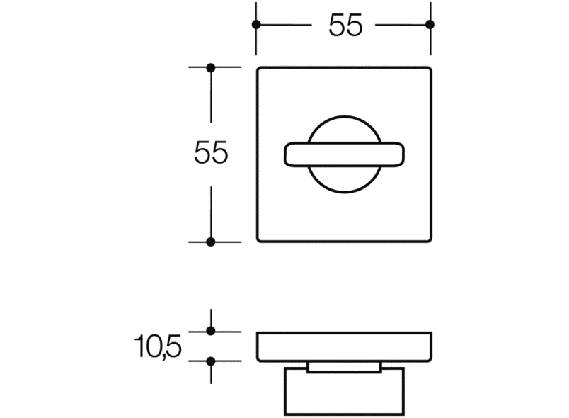 308XANR туалетная розетка HEWI Serie 180 | Edelstahl  - Вид №1