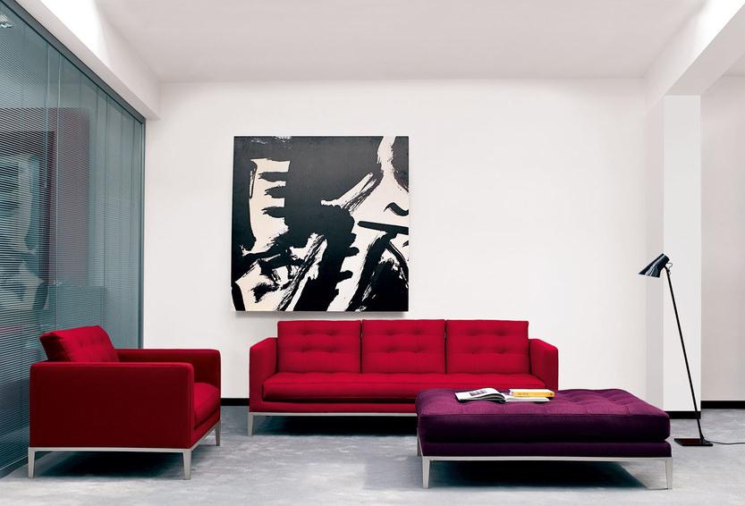 B&B Italia Project Кресло с мягкой обивкой и подлокотниками Ac lounge sun-id-1347497 - Вид №1