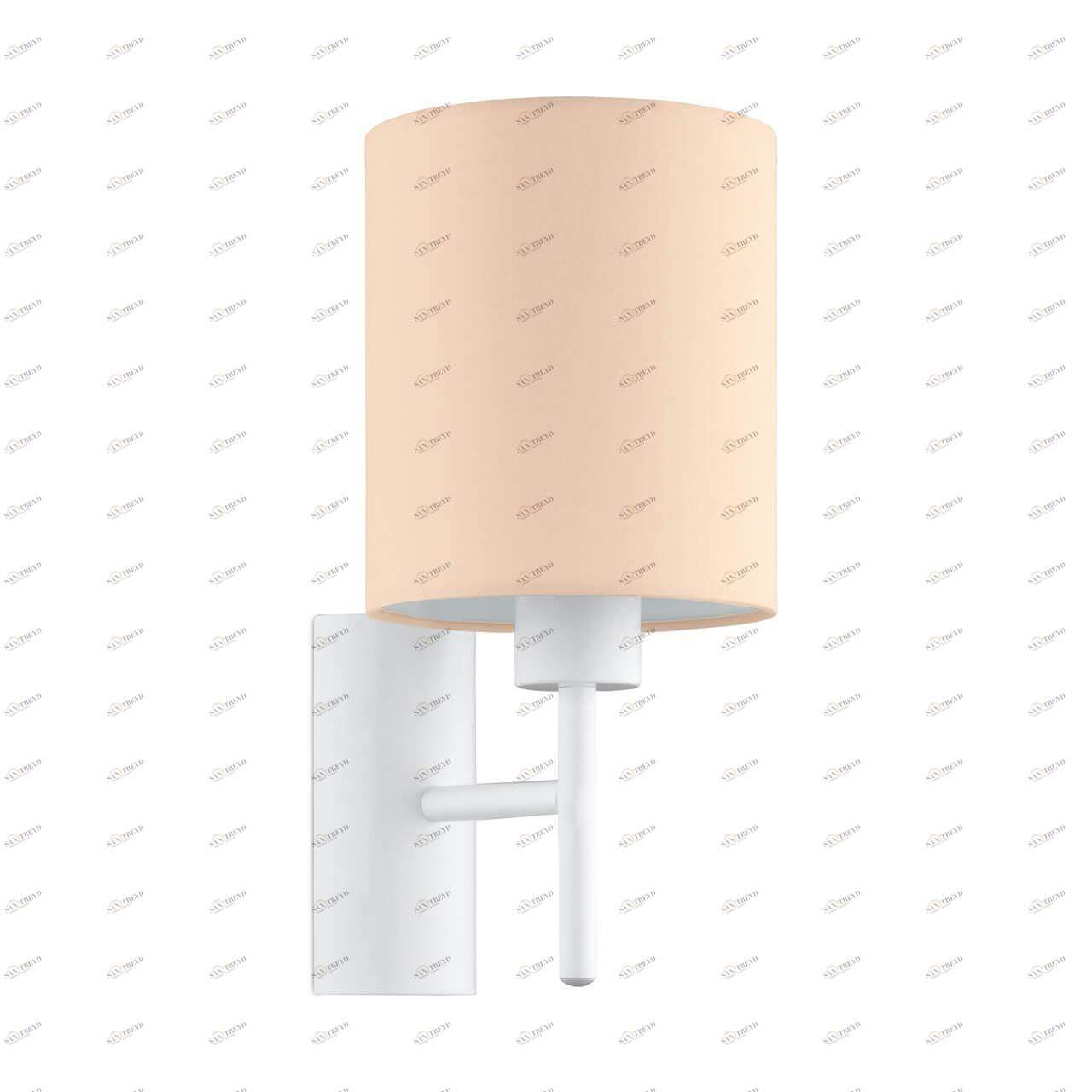 Бра с абажуром розовое Pasteri-P 97564 EGLO PASTERI-P 00-3929367 Розовый;серебро 