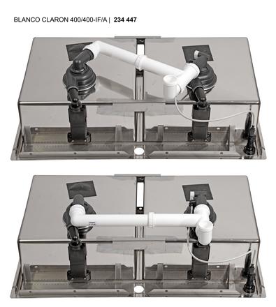 521654 Кухонная мойка Blanco Claron 400/400-IF/A  Blanco Claron - Вид №2
