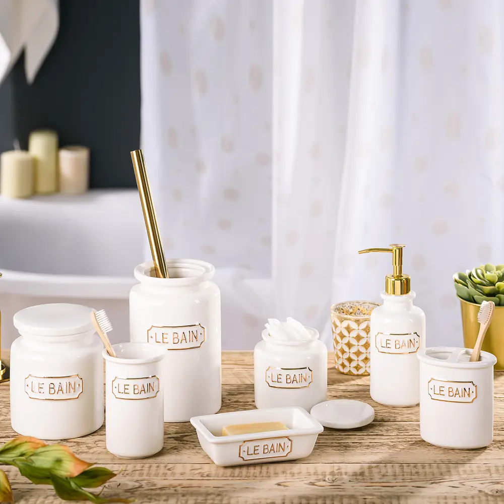 Мыльница Wess Le Bain Blanc керамика цвет белый STLM-2137612 - Вид №6