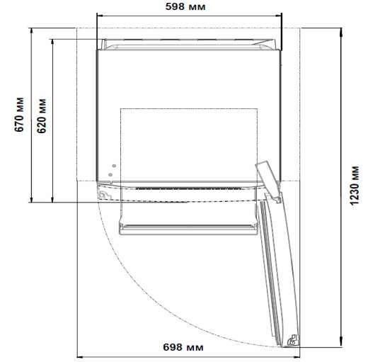5462821 Холодильник с морозильником   HotPoint HT 7201I DX O3 черный STDN-0151931 - Вид №13