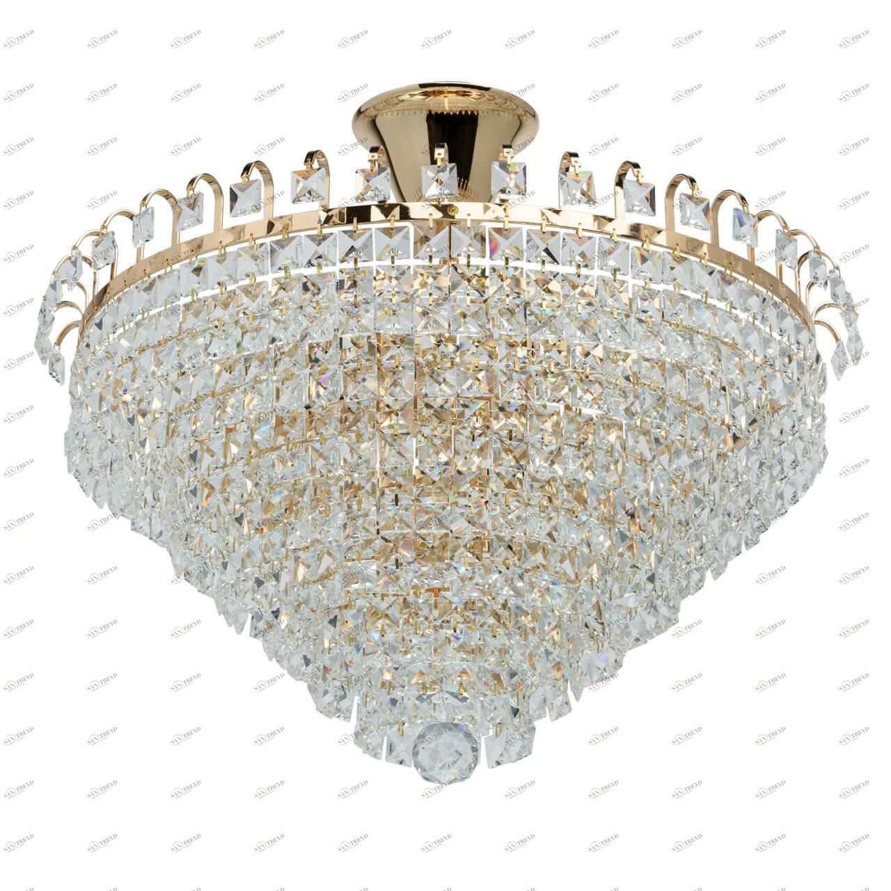 Потолочная люстра MW-Light Аделард 642011005 MW-LIGHT ДИЗАЙНЕРСКИЕ, АДЕЛАРД 181859 Золотой 