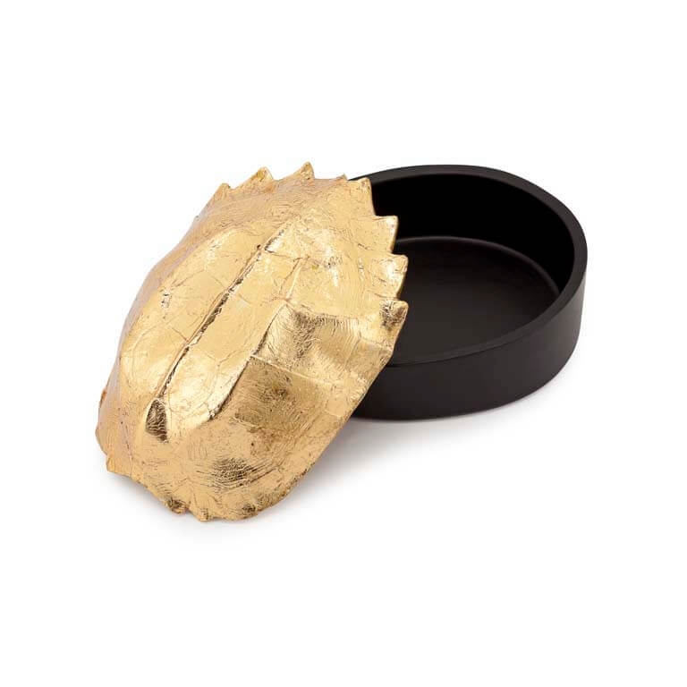 600616-93 ABHIKA КОРОБКА ЧЕРЕПАХА BLACK/GOLD  - Вид №1