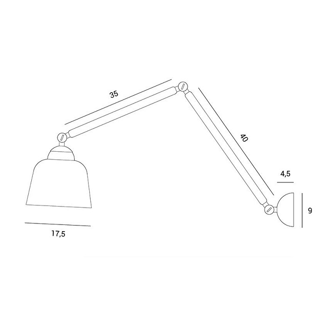Miloox 1744.214 Настенный светильник меняющий положение NEORETRO. - Вид №3