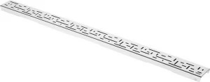 600820 Декоративная решетка TECEdrainline "lines", нержавеющая сталь, глянец  для душевого канала, прямая 800